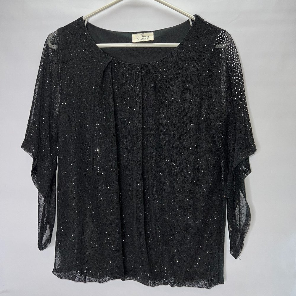 𝅺EMBER Sparkle Blouse S